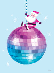 FEN1275 - Pink Santa's Ball Drop - 12x16