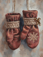 JO190 - Red Mittens   - 12x16