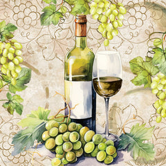 ND440 - White Wine Still Life - 12x12