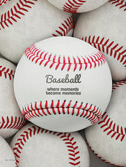 ST1103 - Baseball - Where Moments Become Memories - 12x16