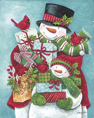 ART1340 - Snow Family Christmas Shopping - 12x16
