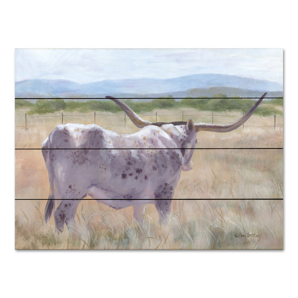 Pam Britton BR608PAL - BR608PAL - Hill Country Longhorn - 16x12  from Penny Lane
