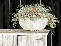 CIN3104 - Fall Floral Pumpkin  - 16x12