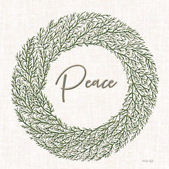 CIN3999LIC - Peace Embroidery Wreath - 0