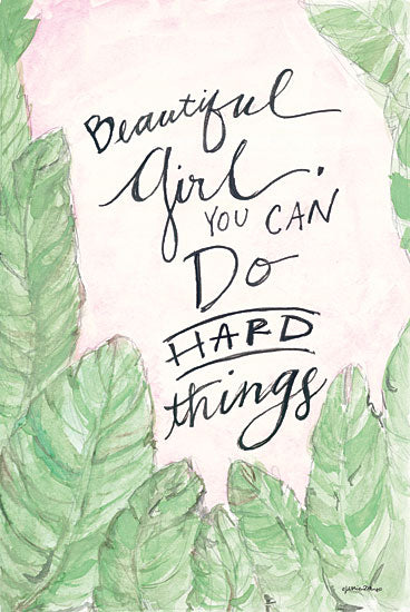 Jessica Mingo JM293 - JM293 - Beautiful Girl - 12x16 Signs, Typography, Beautiful Girl, Greenery from Penny Lane