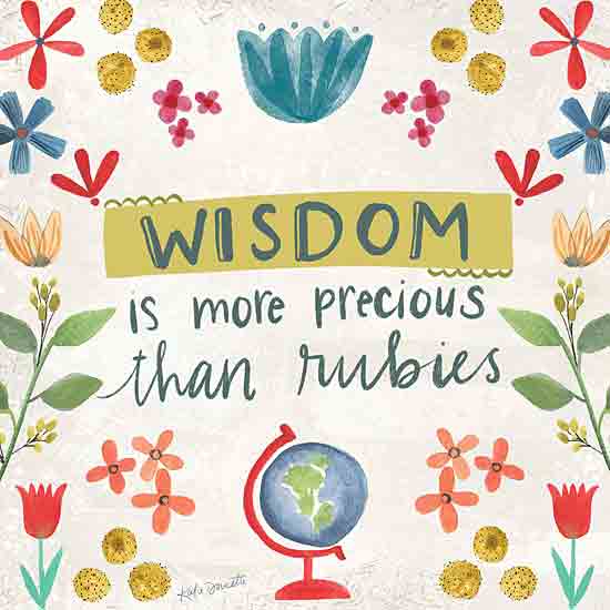 Katie Doucette Licensing KD119LIC - KD119LIC - Wisdom is More Precious than Rubies - 0  from Penny Lane