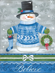 KEN1260LIC - Blue Sweater Snowman - 0