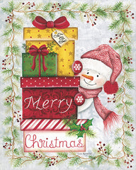 KEN1312 - Snowman & Presents - 12x16