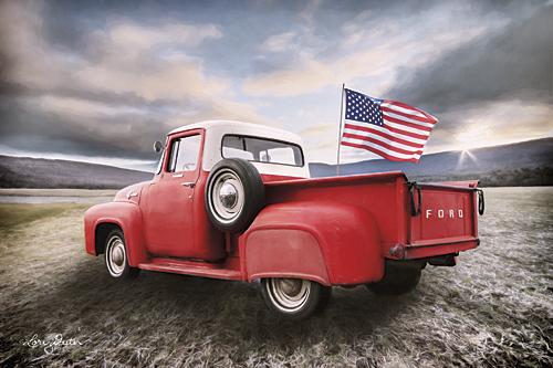 Lori Deiter LD1043 - American Made - Truck, Patriotic, American Flag, Ford from Penny Lane Publishing