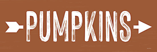 lettered & lined LET990 - LET990 - Pumpkins - 18x6 Fall, Pumpkins, Typography, Signs, Textual Art, Arrow, Orange from Penny Lane