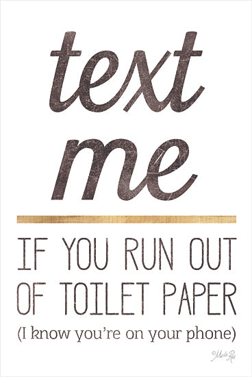 Marla Rae MAZ5656 - MAZ5656 - Text Me - 12x18 Text, Bathroom, Humorous, Signs, Tween from Penny Lane