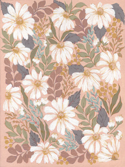 Michele Norman MN311 - MN311 - Boho Daisies - 12x16 Flowers, Daisies, White Daisies, Greenery, Bohemian, Botanical from Penny Lane