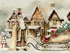 ND121 - Old World Santa and Sleigh - 16x12
