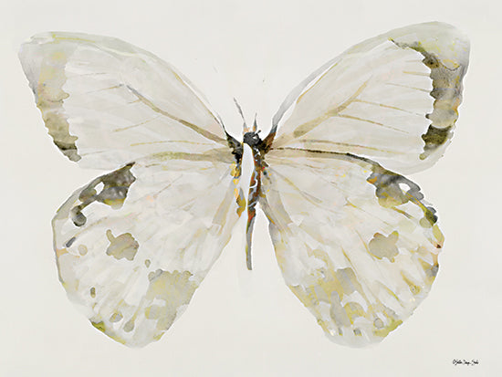 Stellar Design Studio SDS545 - SDS545 - Neutral Butterfly II - 16x12 Butterfly, Neutral Butterfly, White from Penny Lane