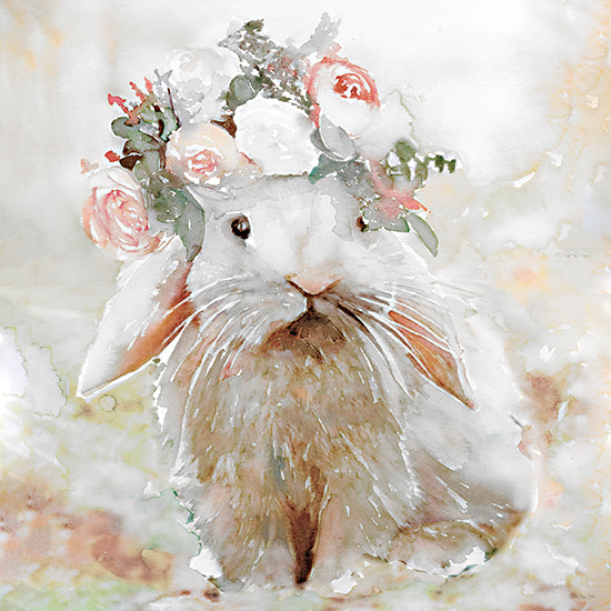 Stellar Design Studio SDS549 - SDS549 - Sophia the Bunny - 12x12 Bunny, Rabbit, Spring, Easter, Flowers, Floral Crown, Watercolor, Abstract from Penny Lane