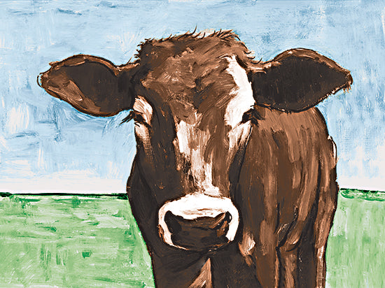 White Ladder WL224 - WL224 - Mocha - 16x12 Cow, Brown Cow, Portrait, Farm Animal from Penny Lane
