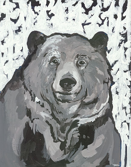 Jessica Mingo JM190 - Time for Hibernation - 12x16 Bear, Abstract from Penny Lane