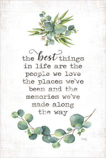 Marla Rae MAZ5558 - MAZ5558 - The Best Things - 12x18 Best Things in Life, Family, Greenery, Love, Motivational, Signs from Penny Lane