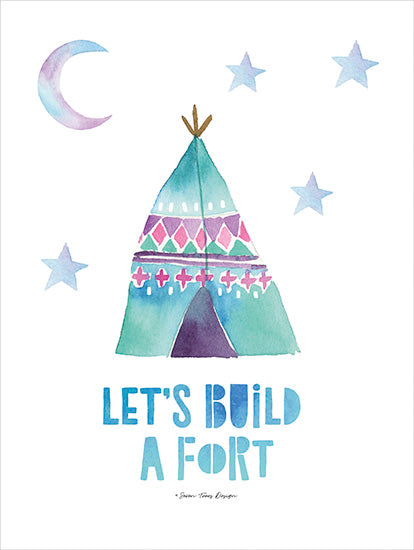 Seven Trees Design ST285 - Let's  Build a Fort - Fort, Tepee, Kids, Camping, Indians from Penny Lane Publishing