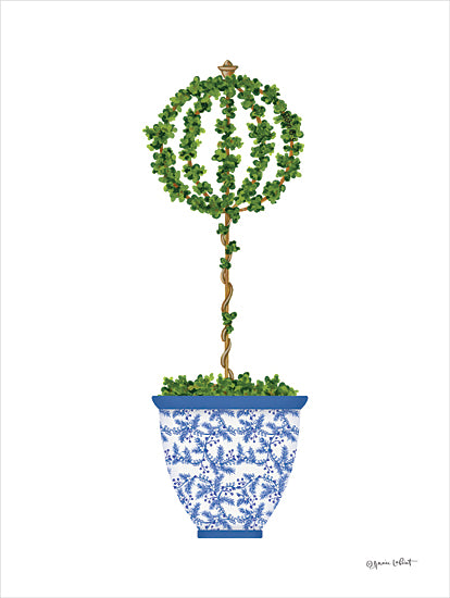 Annie LaPoint Licensing ALP2456LIC - ALP2456LIC - Blue & White Potted Topiary II - 0  from Penny Lane