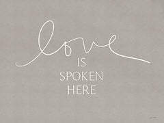 ALP2474 - Love is Spoken Here - 16x12