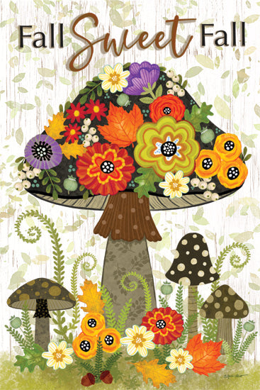 Annie LaPoint ALP2602 - ALP2602 - Fall Sweet Fall - 12x18 Fall, Mushrooms, Flowers, Fall Sweet Fall, Typography, Signs, Textual Art, Leaves, Greenery from Penny Lane