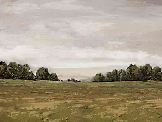 Amber Sterling AS114 - AS114 - To the Valley - 16x12 Landscape, Valley, Trees, Tree-Lined, Clouds, Green from Penny Lane