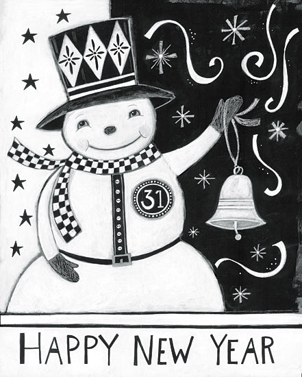 Bernadette Deming Licensing BER1463LIC - BER1463LIC - Happy New Year Snowman - 0  from Penny Lane