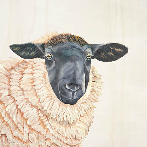 Diane Fifer DF142 - DF142 - It's a New Day - 12x12 Animals, Farm Animals, Sheep, Wooly Sheep, Portrait from Penny Lane