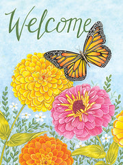 DS2199LIC - Zinnias & Butterfly - 0