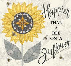 DS2318 - Happier Than a Bee on a Sunflower - 12x12