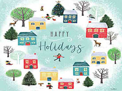 ET234 - Happy Holidays Christmas Village - 16x12