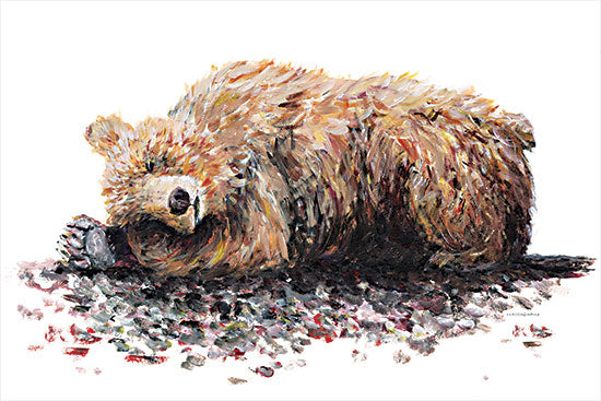 Kamdon Kreations KAM648 - KAM648 - Long Winter's Nap - 18x12 Bear, Brown Bear, Wildlife, Sleeping, Hibernating, Long Winter's Nap from Penny Lane