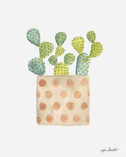 Katie Doucette KD163 - KD163 - Watercolor Cactus II - 12x16 Cactus, Southwest, Pot, Botanical, Watercolor from Penny Lane