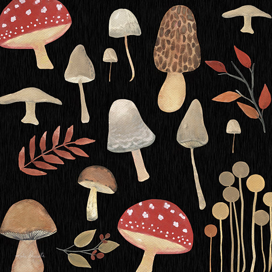 Katie Doucette KD187 - KD187 - Enchanted Mushrooms - 12x12 Mushrooms, Types of Mushrooms, Leaves, Nature, Enchanted Mushrooms from Penny Lane