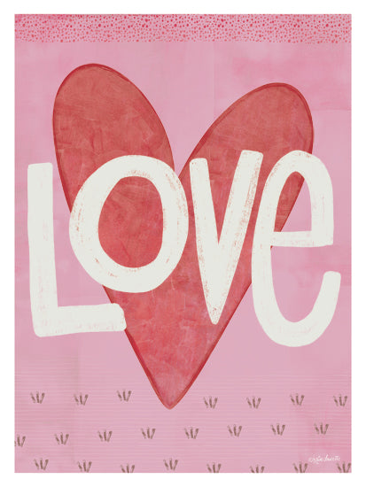 Katie Doucette KD208 - KD208 - Valentine Love - 12x16 Valentine's Day, Heart, Love, Typography, Signs, Textual Art, Decorative from Penny Lane