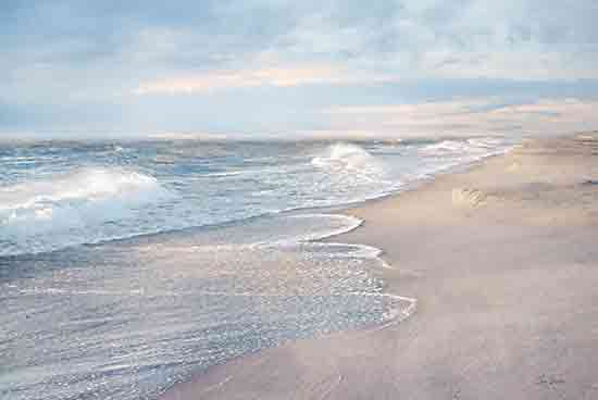 Lori Deiter LD3461 - LD3461 - Coastal Morning - 18x12 Photography, Coastal, Ocean, Waves, Beach, Sand, Landscape, Morning, Blue Sky, Clouds from Penny Lane