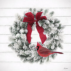 LD3758 - Cardinal Wreath - 12x12