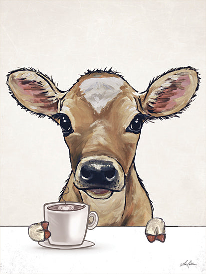 Lee Keller LK248 - LK248 - Good Morning Cow - 12x16 Whimsical, Kitchen, Cow, Coffee, Coffee Cup,  Farm, Typography, Signs, Textual Art, Farmhouse/Country from Penny Lane