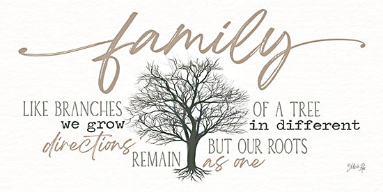 Marla Rae MAZ5918 - MAZ5918 - Family Tree - 18x9 Inspirational, Family, Like Branches of a Tree We Grow in Different Directions, Typography, Signs, Textual Art, Tree from Penny Lane