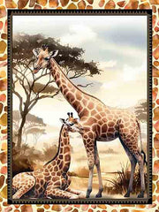 ND306 - African Safari Giraffes - 12x16