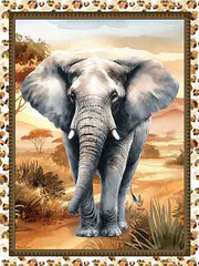 ND307 - African Safari Elephant - 12x16