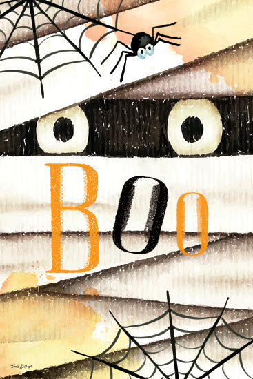 Nicole DeCamp ND431 - ND431 - Boo - 12x18 Halloween, Mummy, Eyes, Spider, Spider's Web, Boo, Typography, Signs, Textual Art, Fall from Penny Lane
