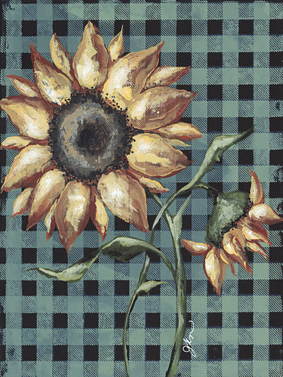 NOR274 - Sunflowers Plaid I - 12x16