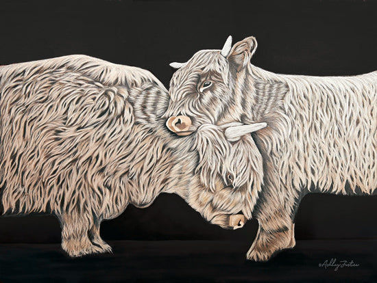 Ashley Justice AJ222 - AJ222 - Unconditional Love - 16x12 Cows, Mother, Calf, Unconditional Love from Penny Lane