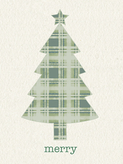 Annie LaPoint ALP2704 - ALP2704 - Plaid Christmas Tree - 12x16 Christmas, Holidays, Christmas Tree, Merry, Typography, Signs, Textual Art, Green Plaid from Penny Lane