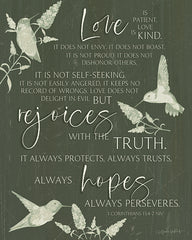 ALP2875 - Love is Patient Hummingbirds - 12x16