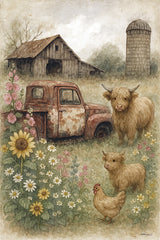 ANT229 - Farmyard Friends - 12x18