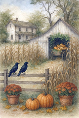ANT278 - Autumn at the Farmhouse - 12x18