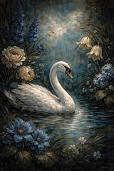 ANT384 - Swan’s Secret Garden - 12x18